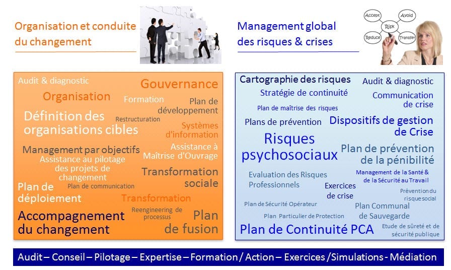 prestations cabinet Altair Conseil Organisation Gestion Risques Crise